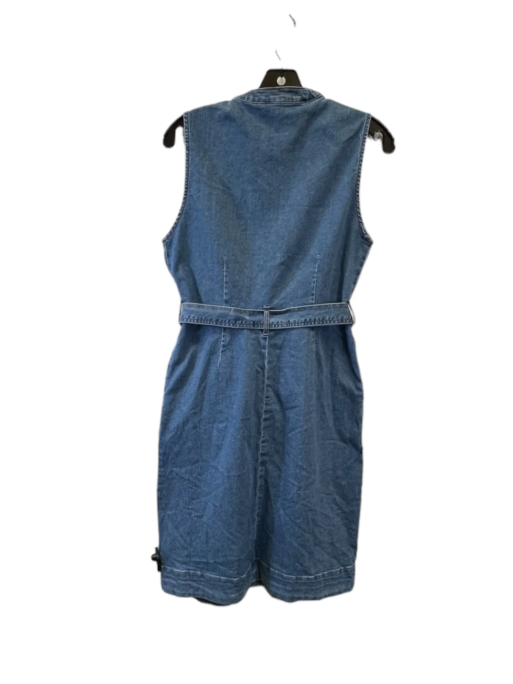 Dress Casual Midi By Nanette By Nanette Lepore In Blue Denim, Size: S