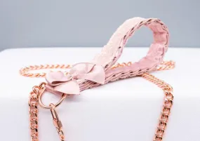 Dusty Rose and Cream Rose Gold Leash