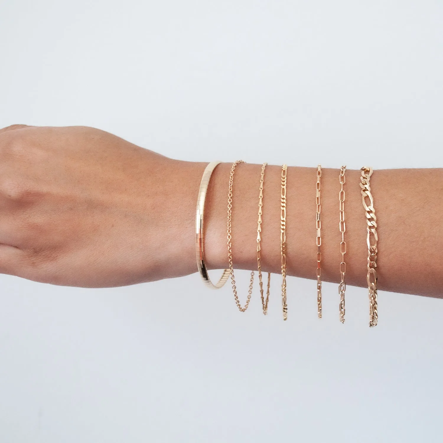 Elongated Cable Chain Bracelet