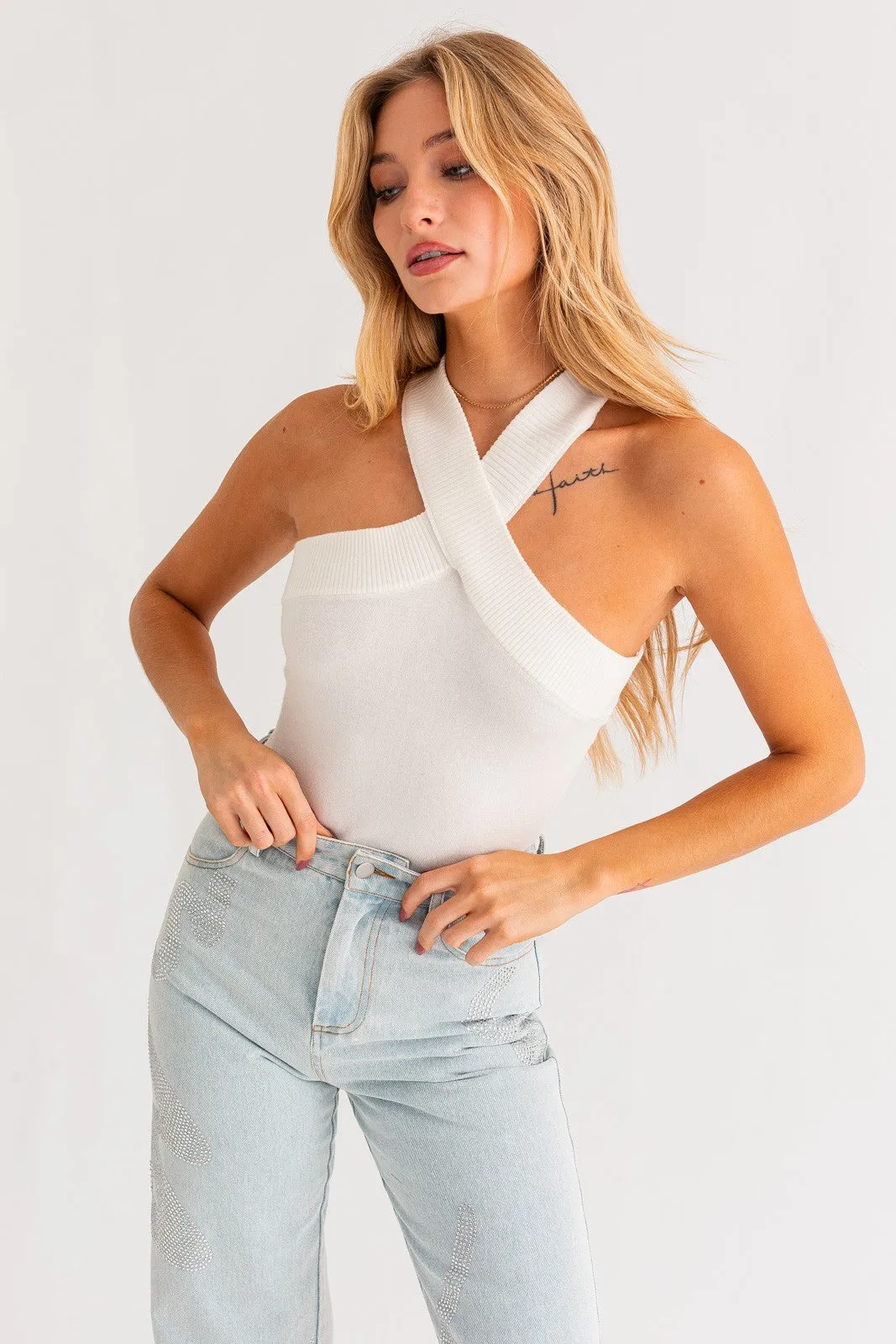 Emery Halter Bodysuit