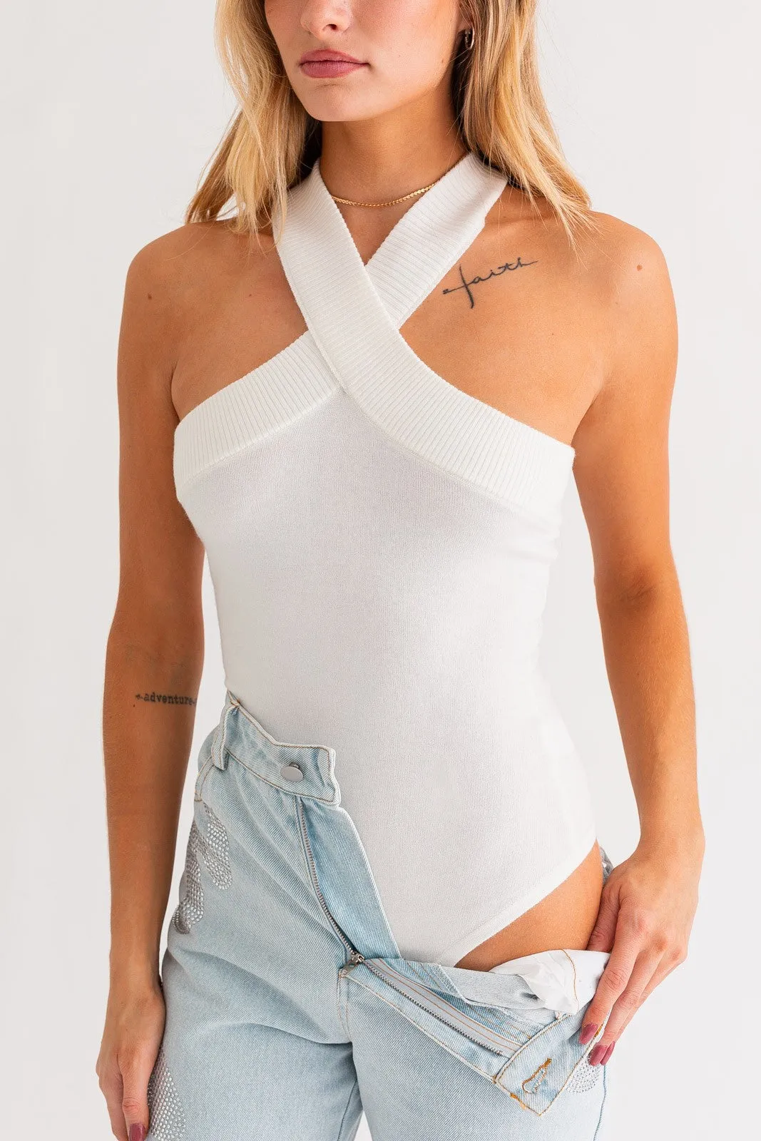 Emery Halter Bodysuit