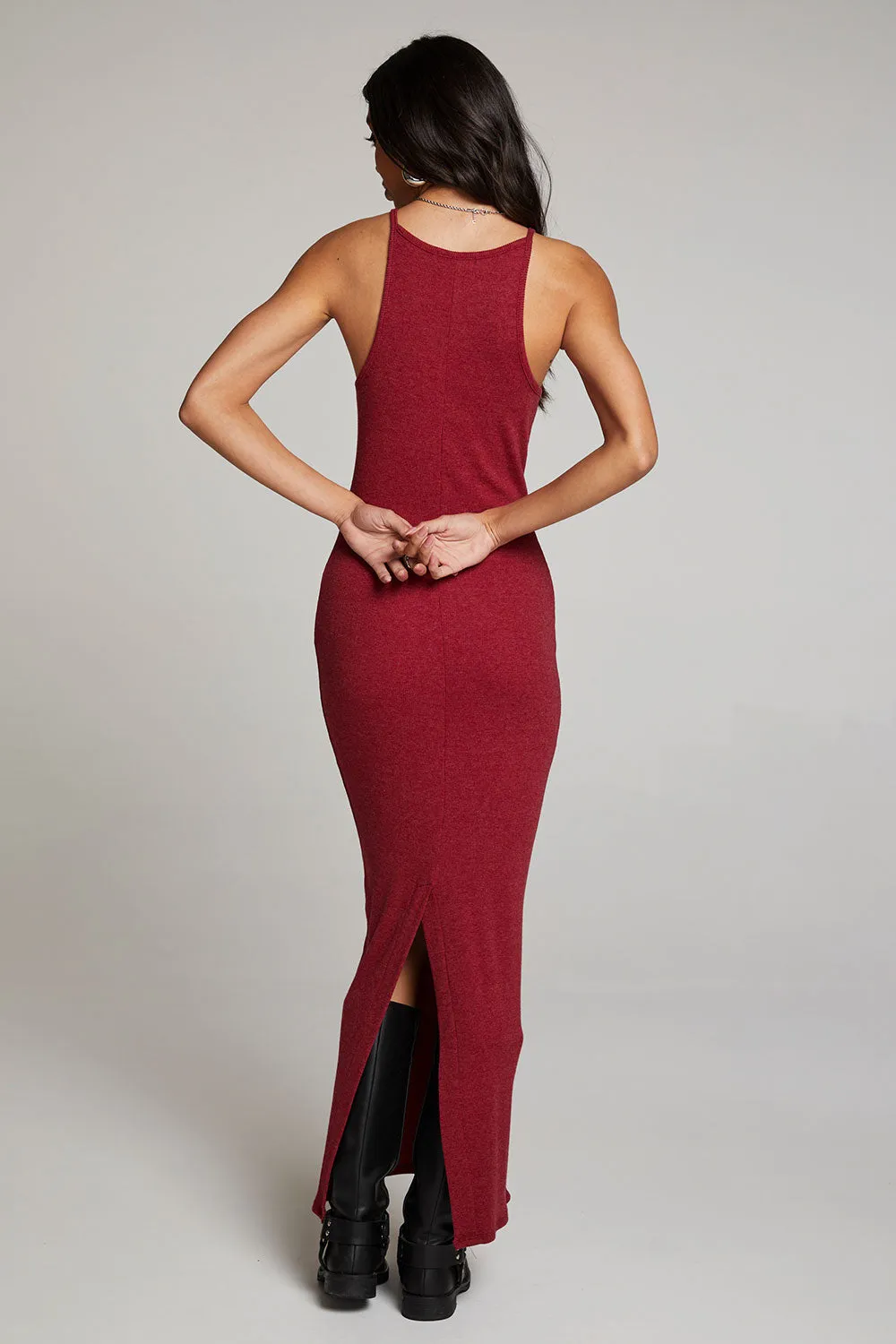 Emma Blood Red Maxi Dress