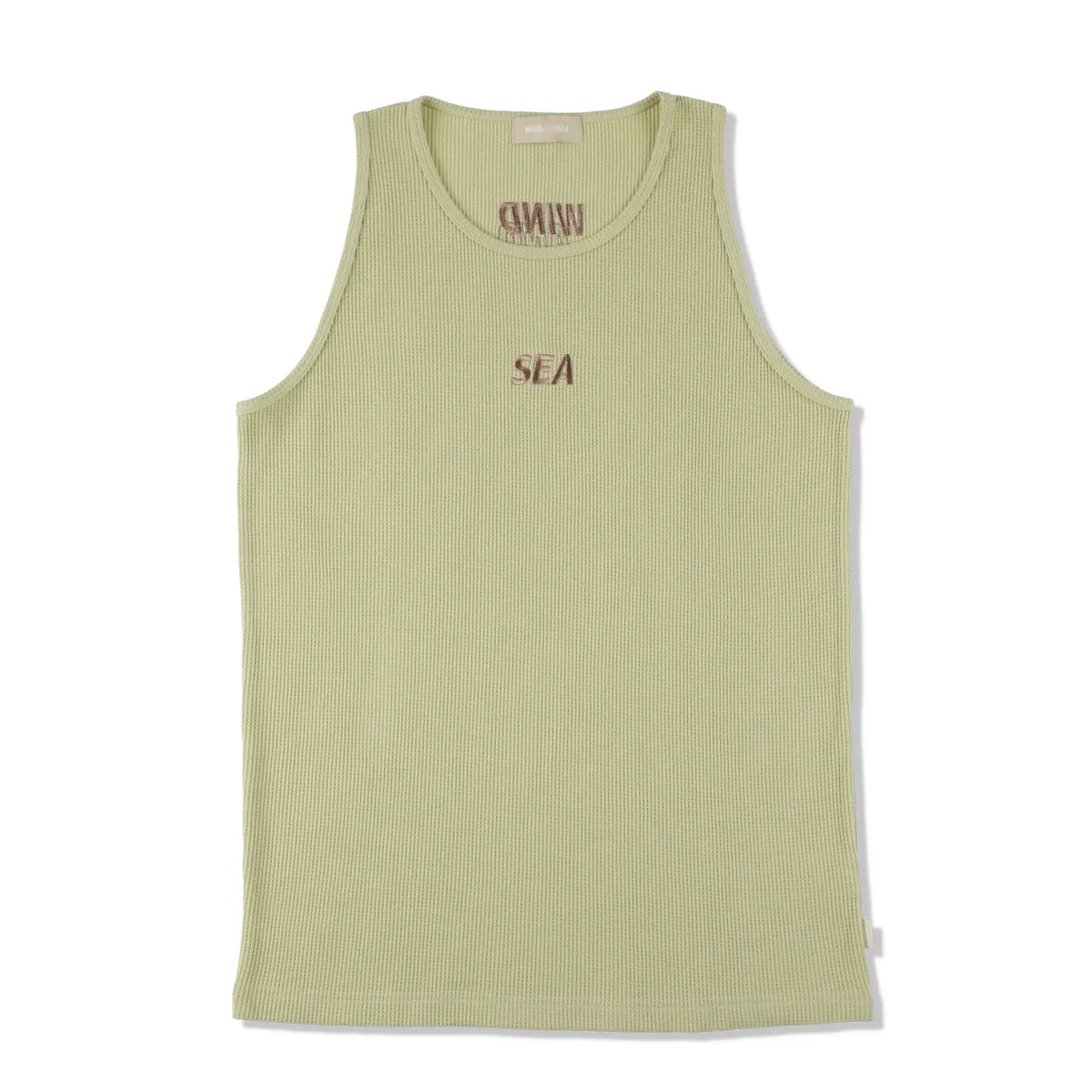 ES_WAFFLE TANK TOP / PF_GREEN