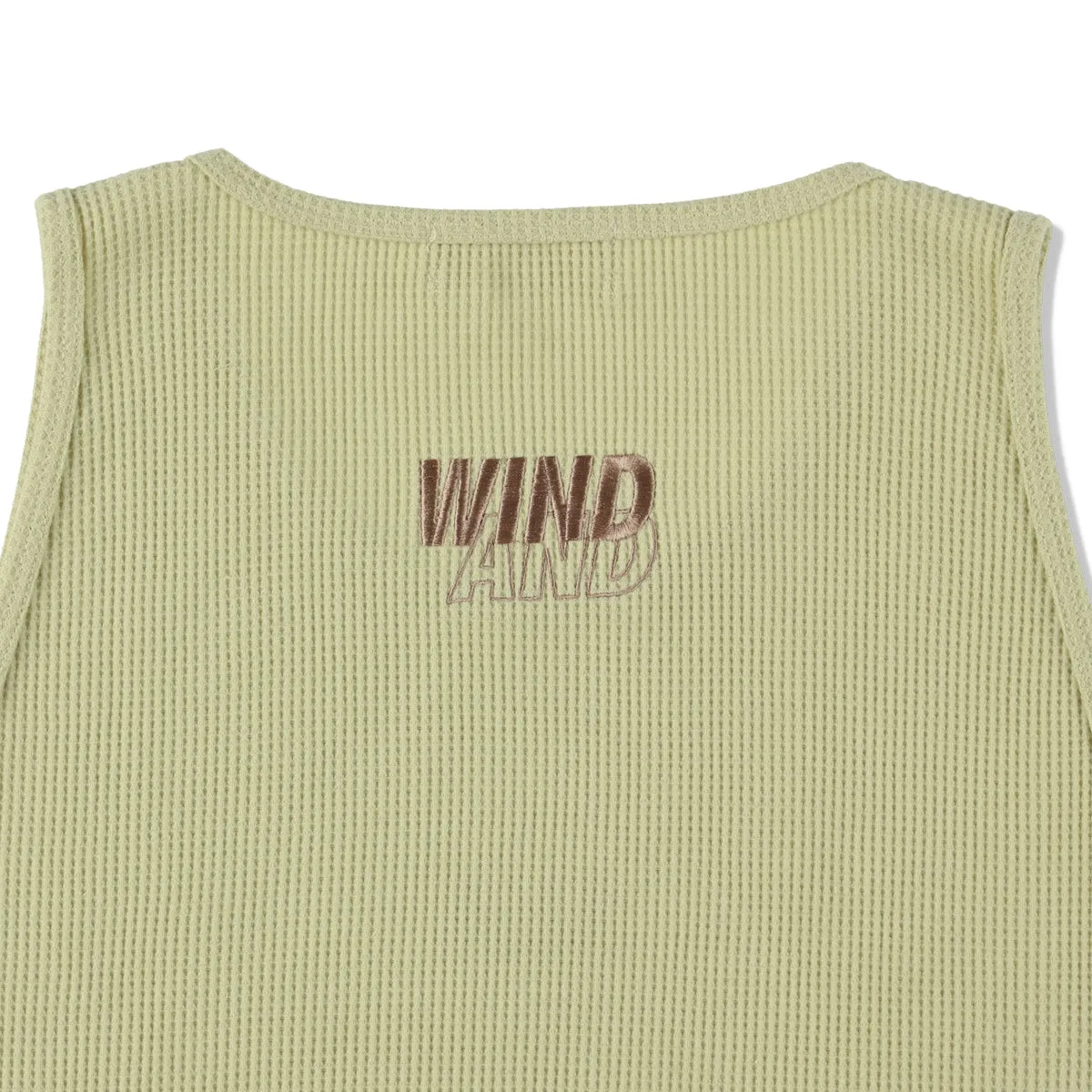 ES_WAFFLE TANK TOP / PF_GREEN