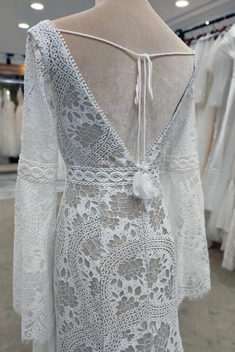 Forever Romantic Bohemian Lace Wedding Dress