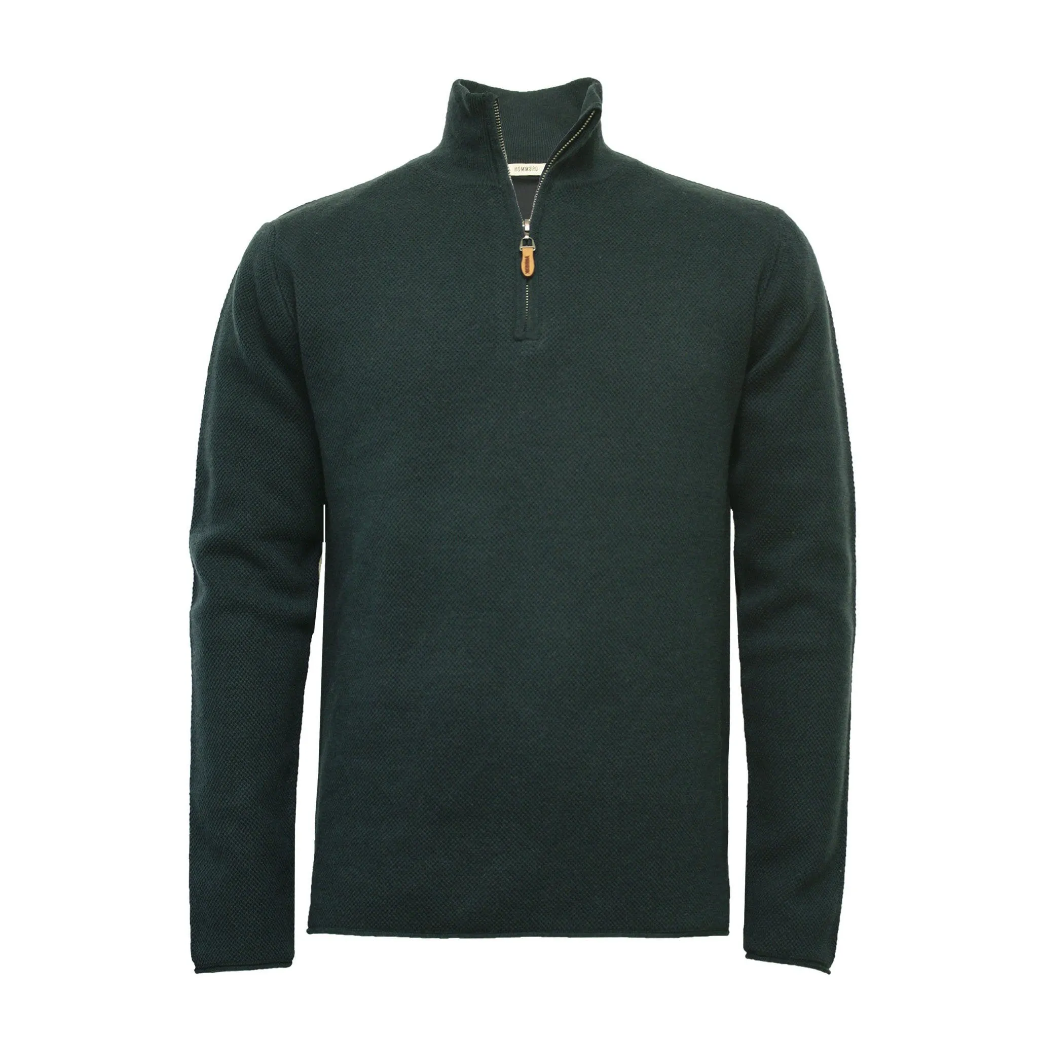 Green Cashmere fully Lined Golf Sweater half zip Orion