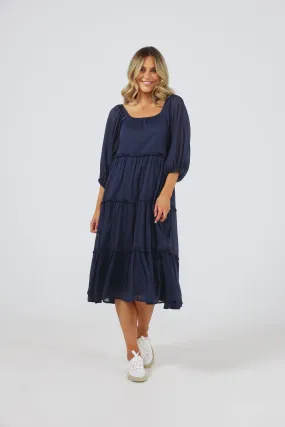 Grenadine Dress (Navy)