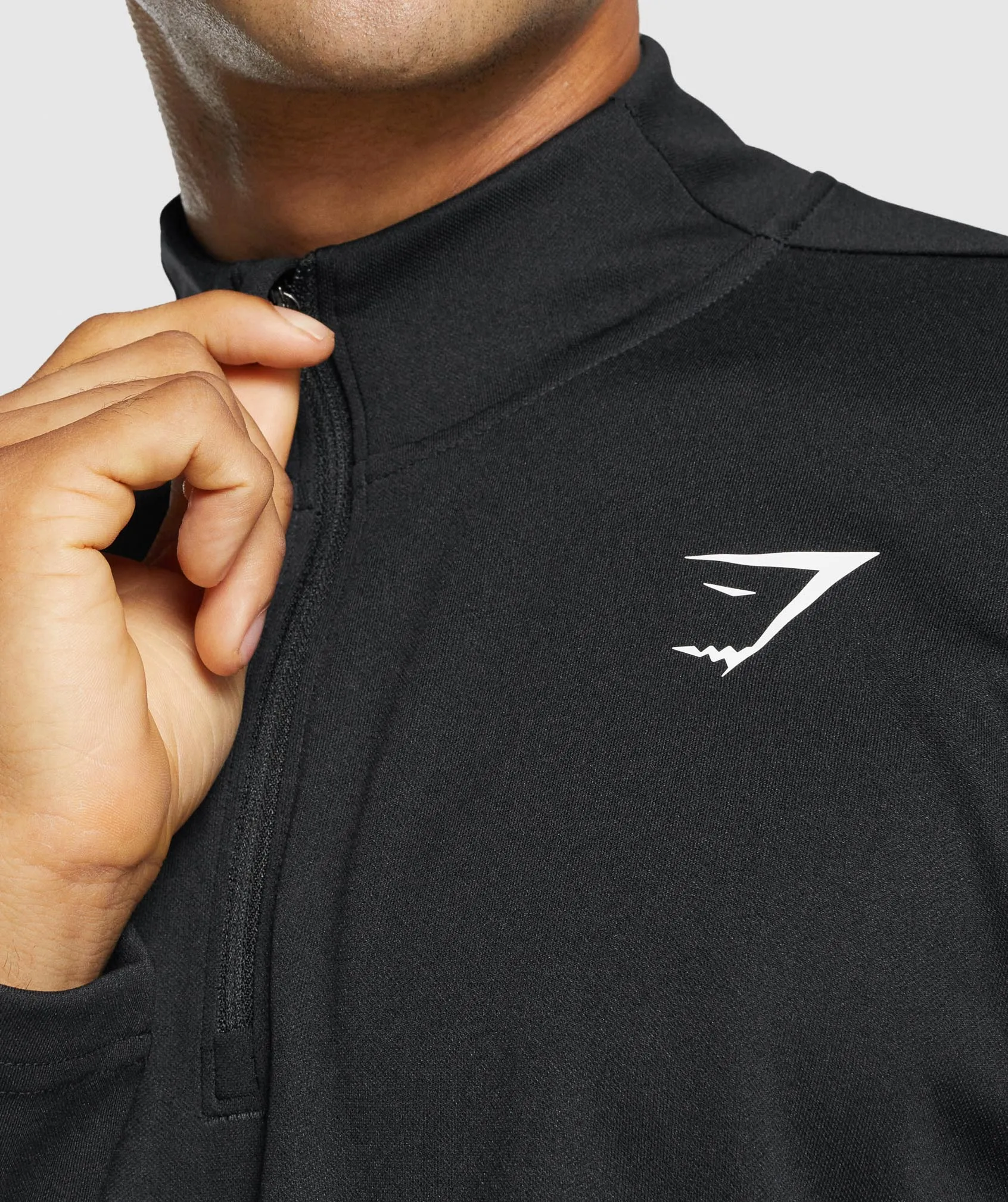 Gymshark Arrival 1/4 Zip Pullover - Black