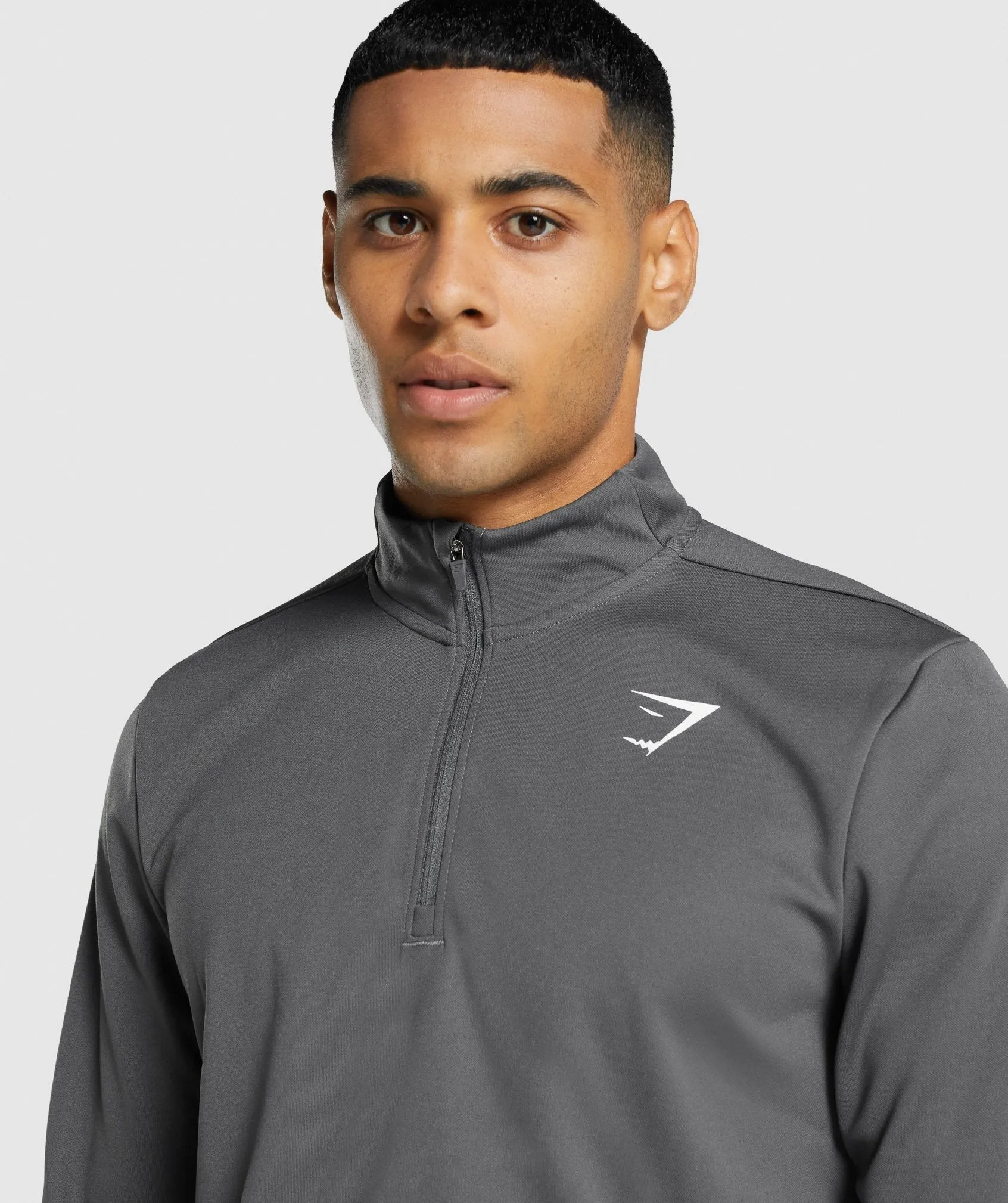 Gymshark Arrival 1/4 Zip Pullover - Charcoal