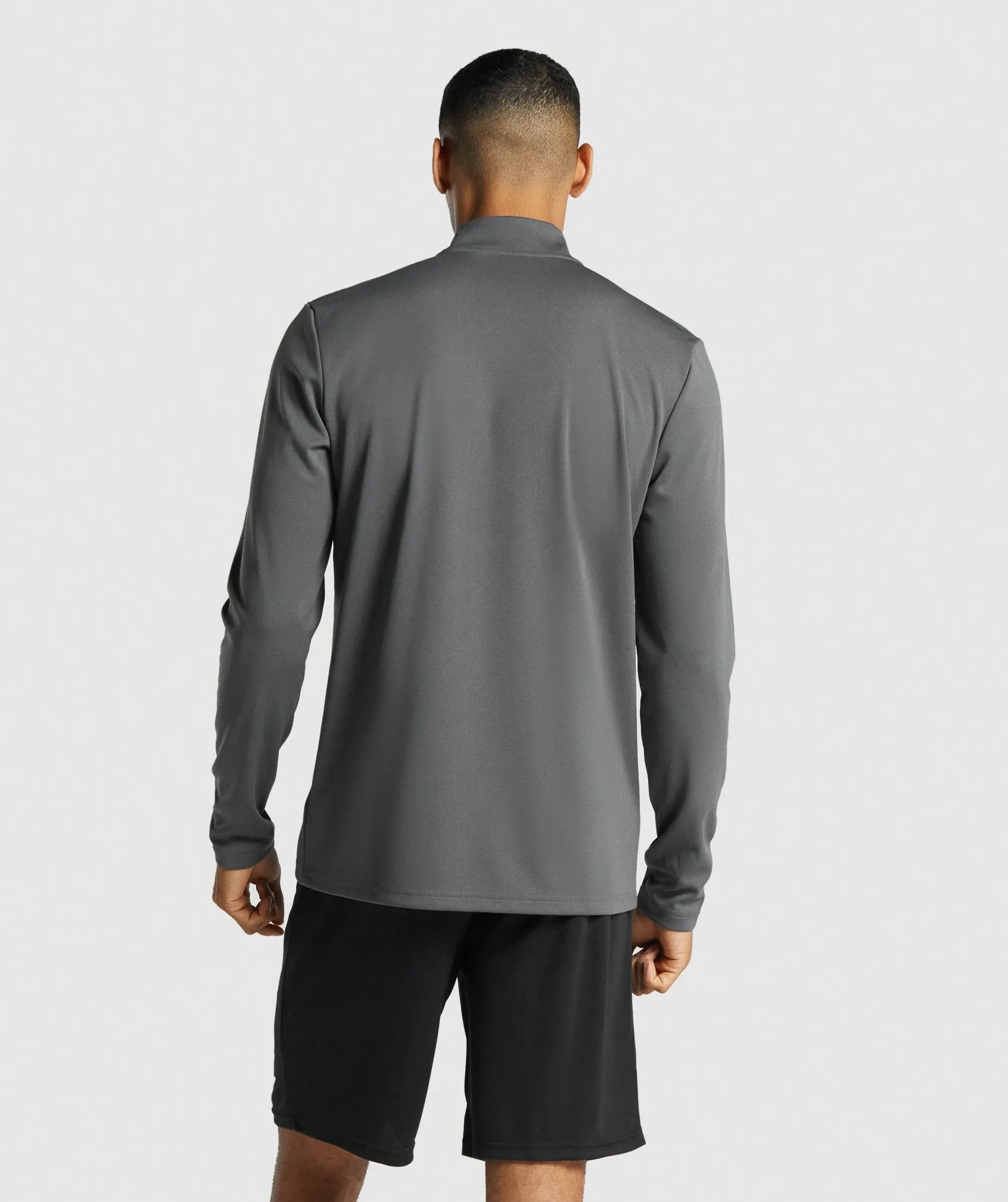 Gymshark Arrival 1/4 Zip Pullover - Charcoal