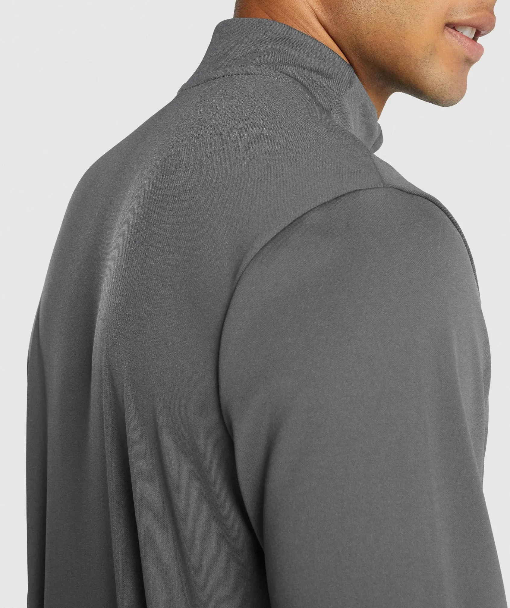 Gymshark Arrival 1/4 Zip Pullover - Charcoal