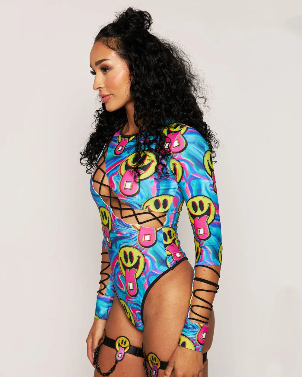 Happy Hour Long Sleeve Bodysuit