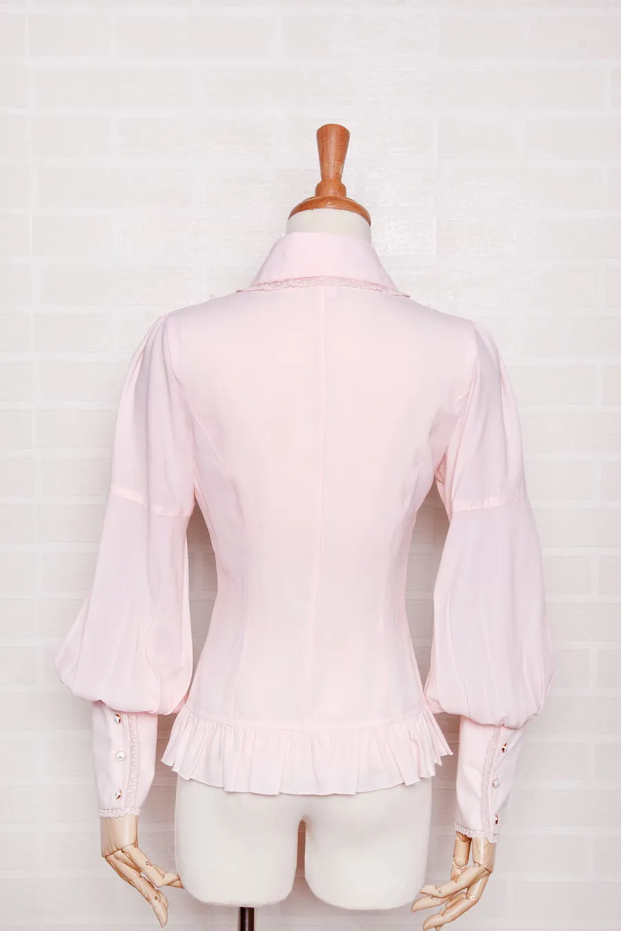 High Peter Pan Collar Blouse (3 Colors)