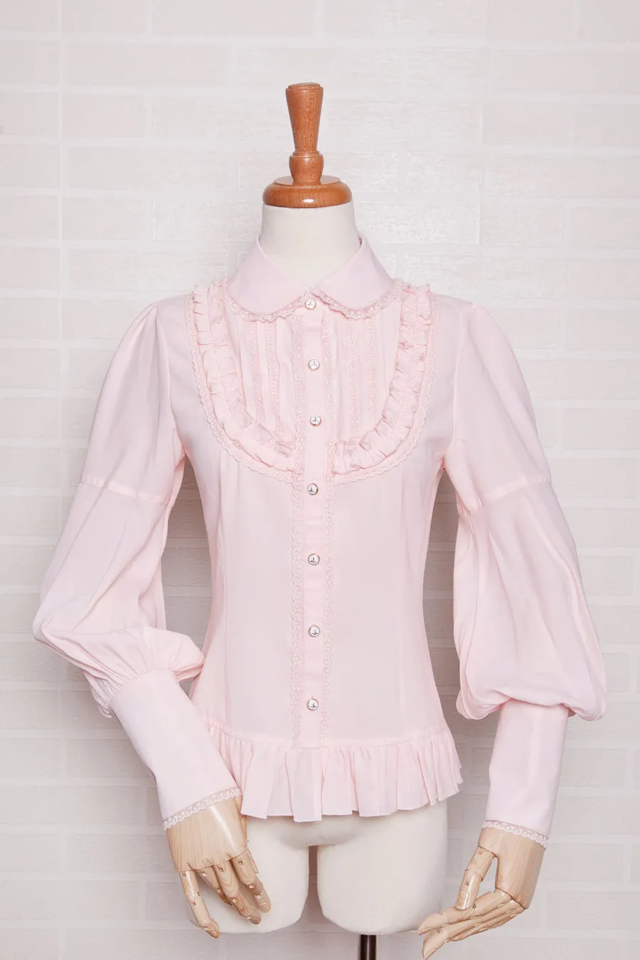 High Peter Pan Collar Blouse (3 Colors)