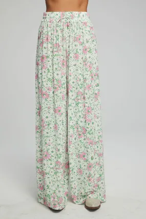 Hudson Joggers - Grass Daisy Floral