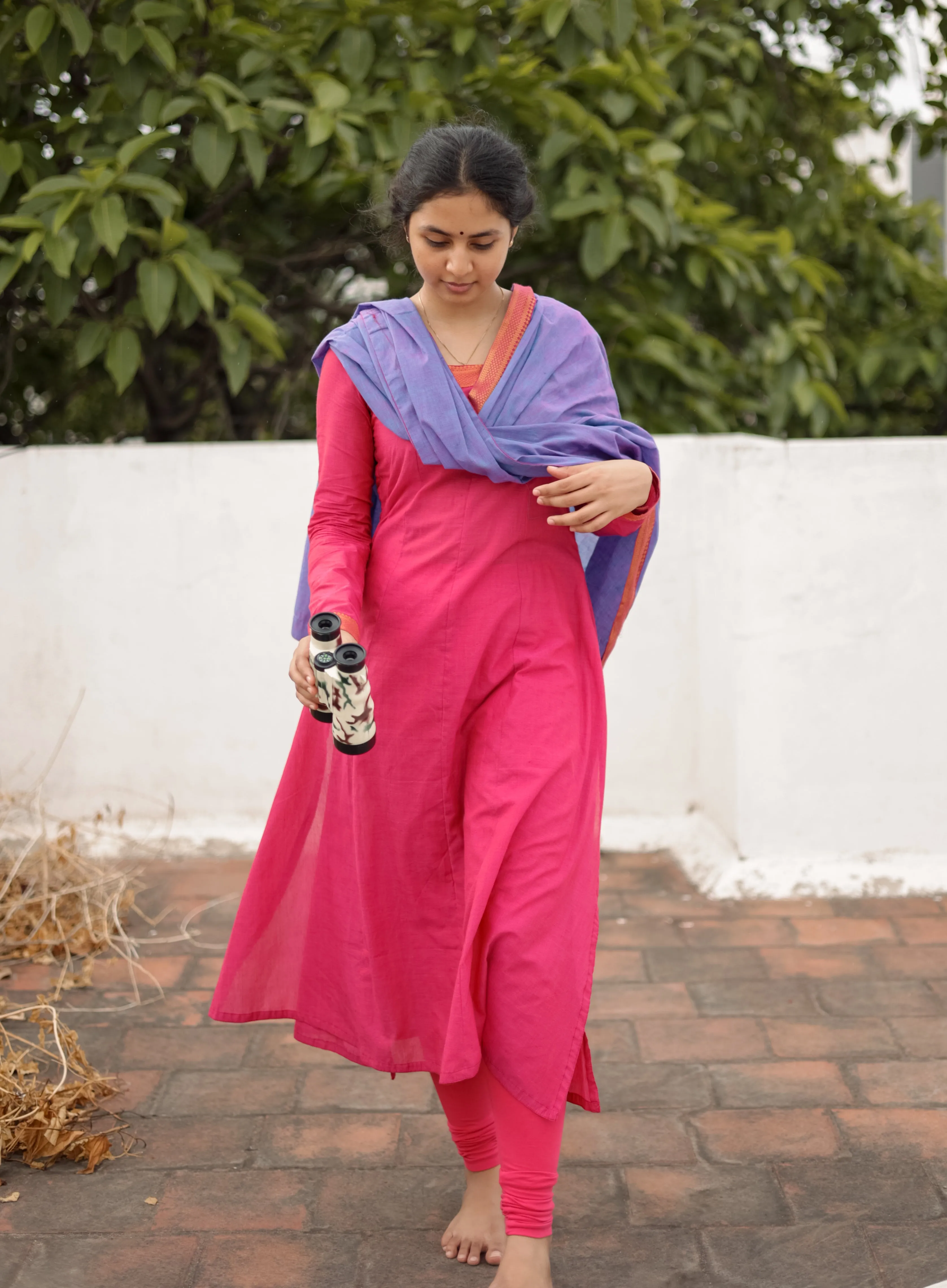 Jodi Simran Pink & Purple (Kurti  Dupatta) (DELIVERY TIME: 20-30 WORKING DAYS)