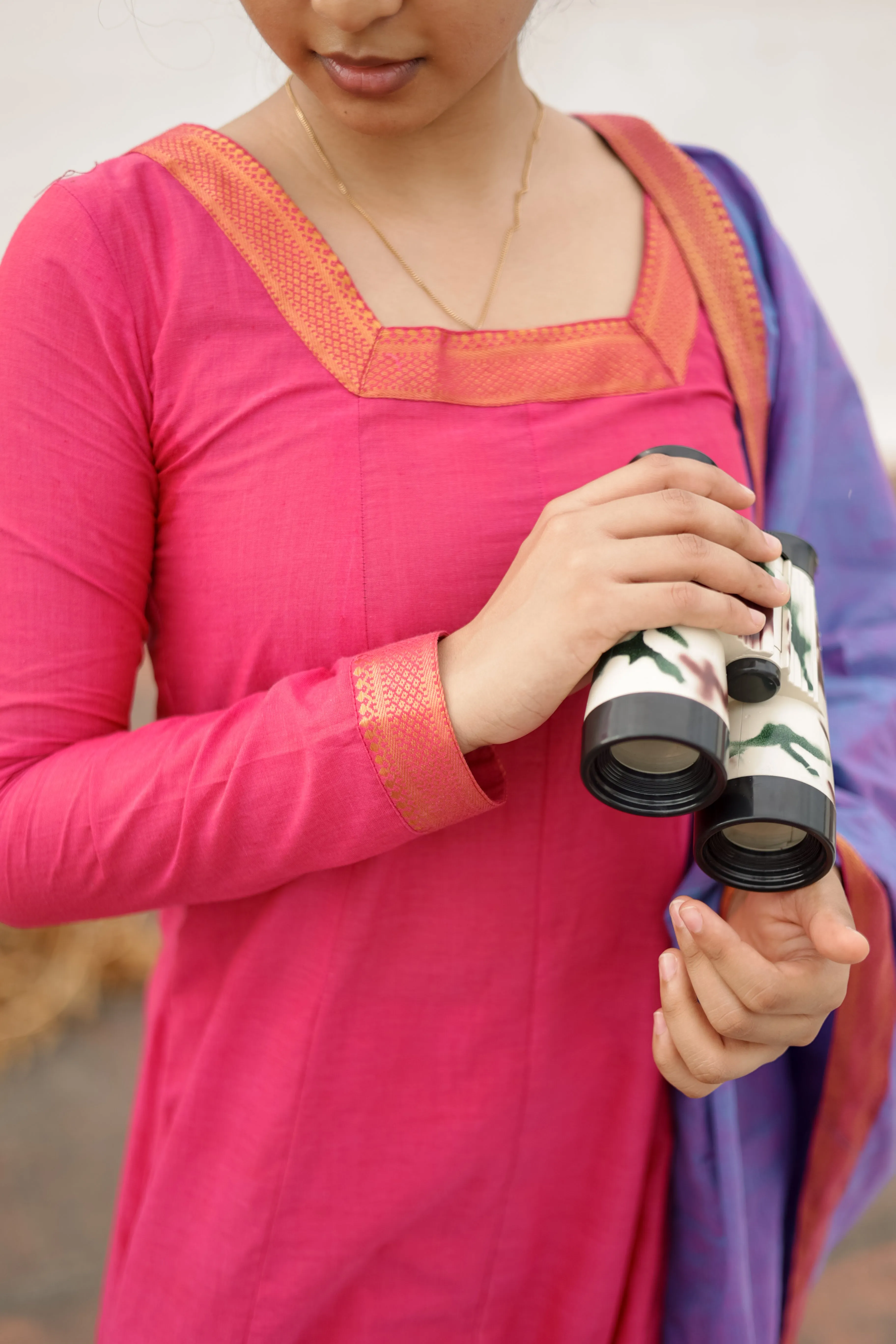 Jodi Simran Pink & Purple (Kurti  Dupatta) (DELIVERY TIME: 20-30 WORKING DAYS)