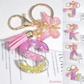 Kawaii Resin A-Z Letter Keychain