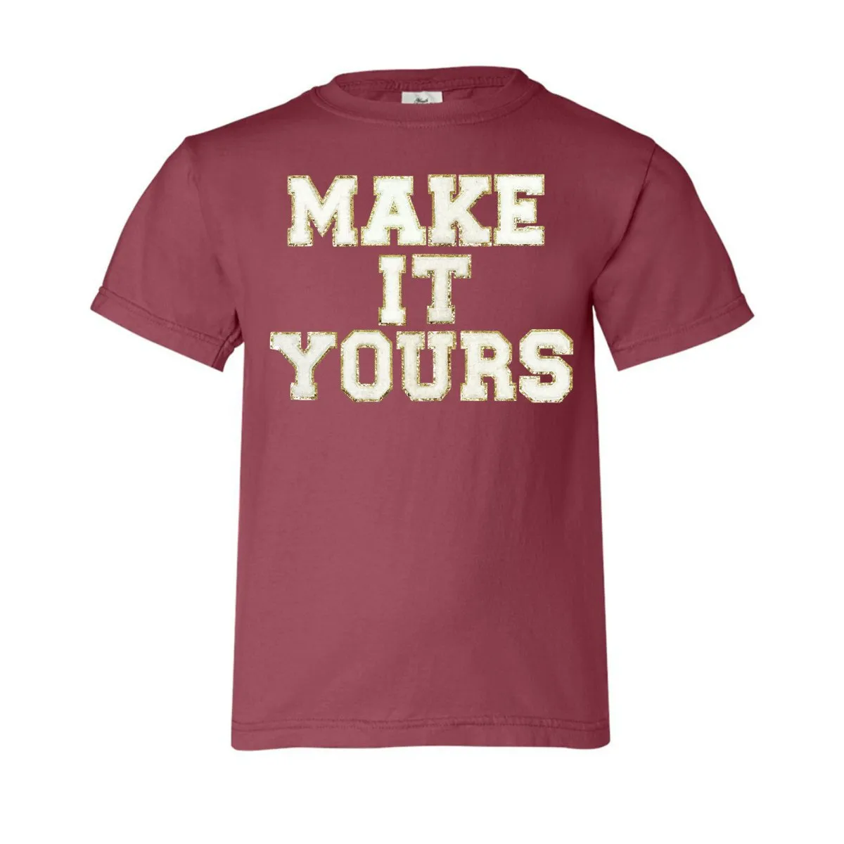 Kids Make It Yours™ Letter Patch T-Shirt