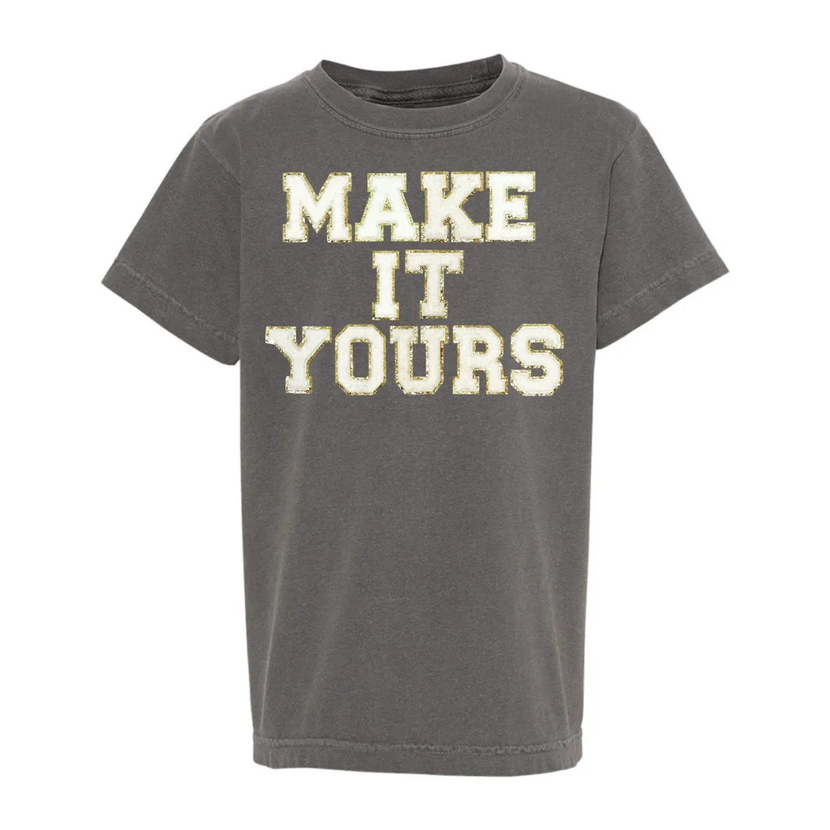 Kids Make It Yours™ Letter Patch T-Shirt