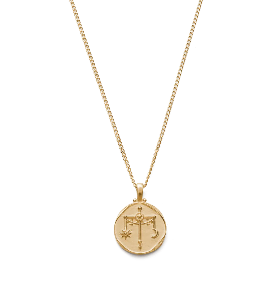 Kirstin Ash Libra Zodiac Necklace