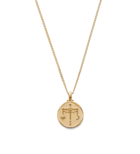 Kirstin Ash Libra Zodiac Necklace