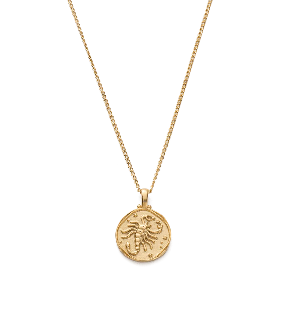 Kistin Ash Scorpio Zodiac Necklace