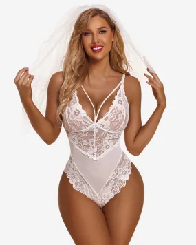 Lace One Piece Sexy Mini Bodysuit