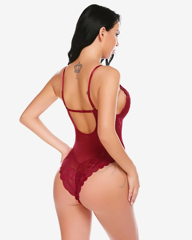 Lace One Piece Sexy Mini Bodysuit