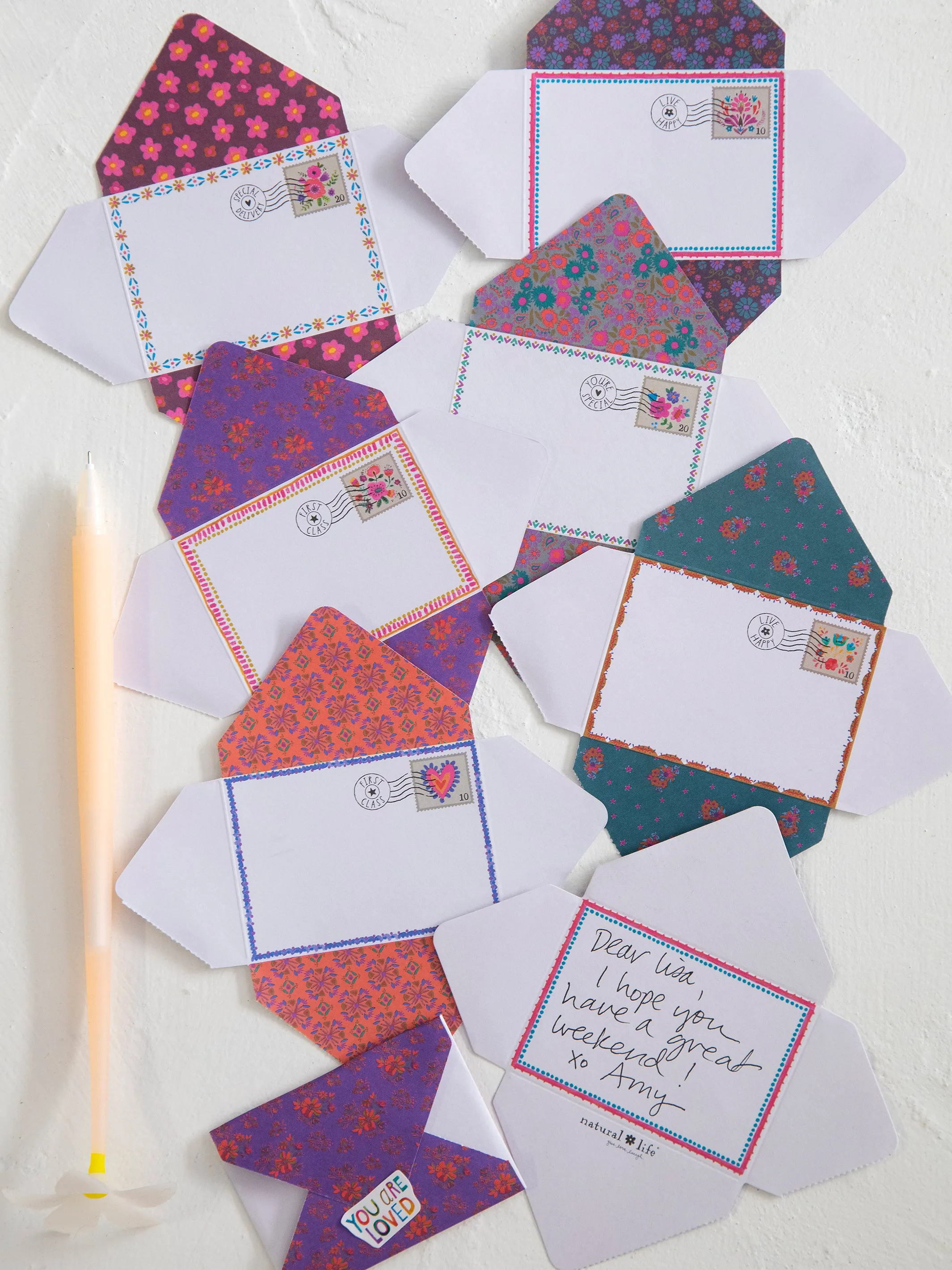 Little Envelope Letters - Floral