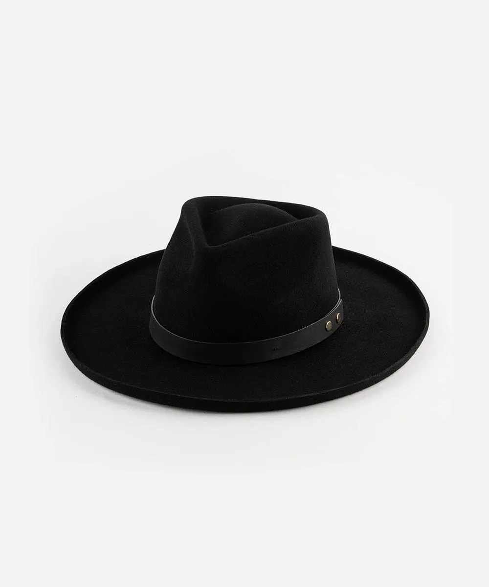 Luca Pencil Brim Teardrop Fedora