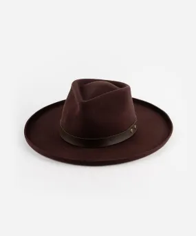 Luca Pencil Brim Teardrop Fedora