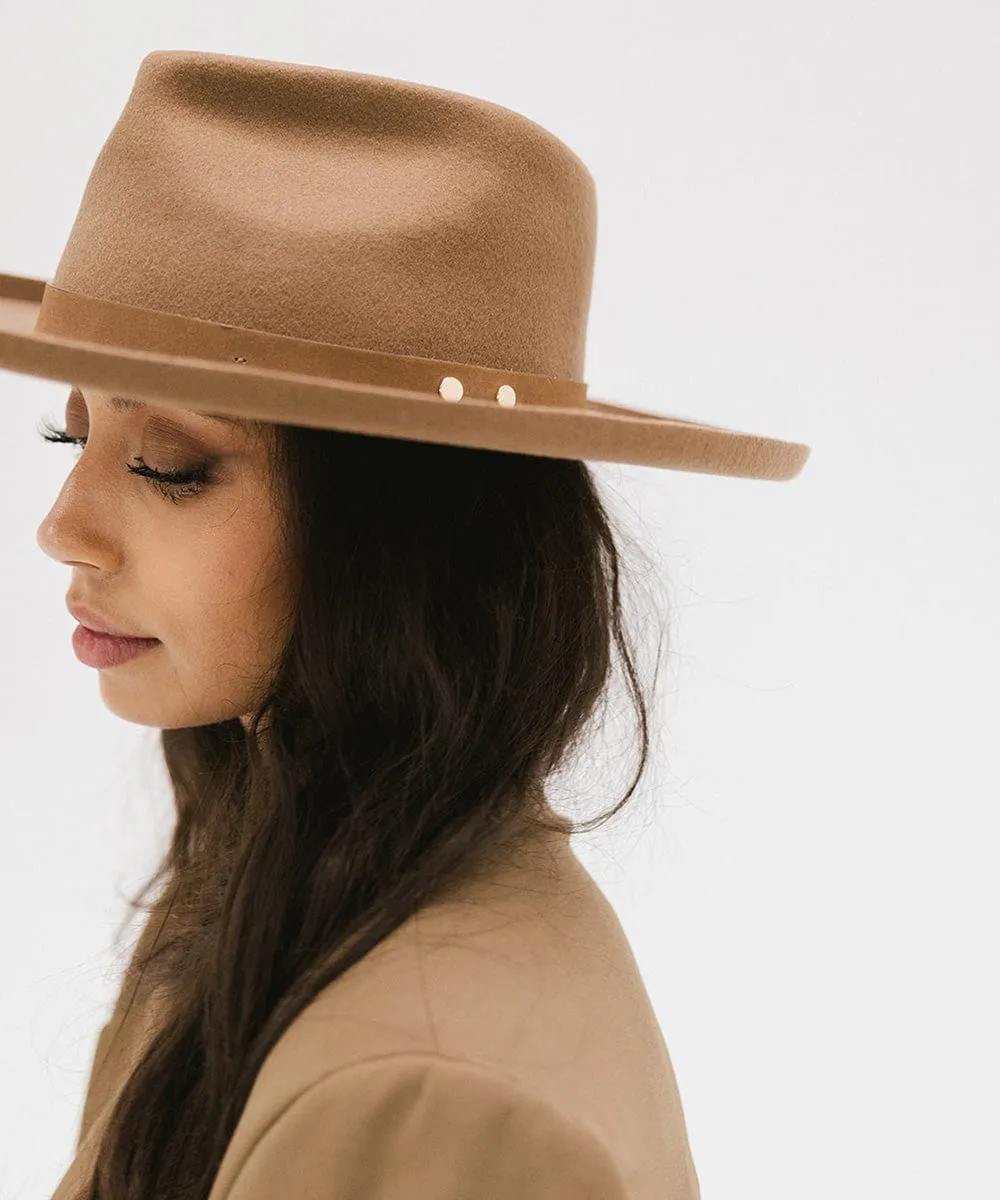 Luca Pencil Brim Teardrop Fedora