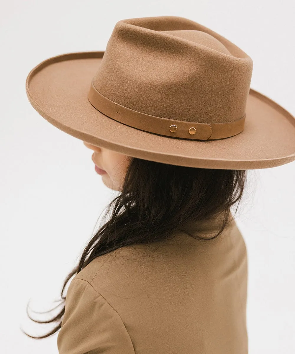 Luca Pencil Brim Teardrop Fedora