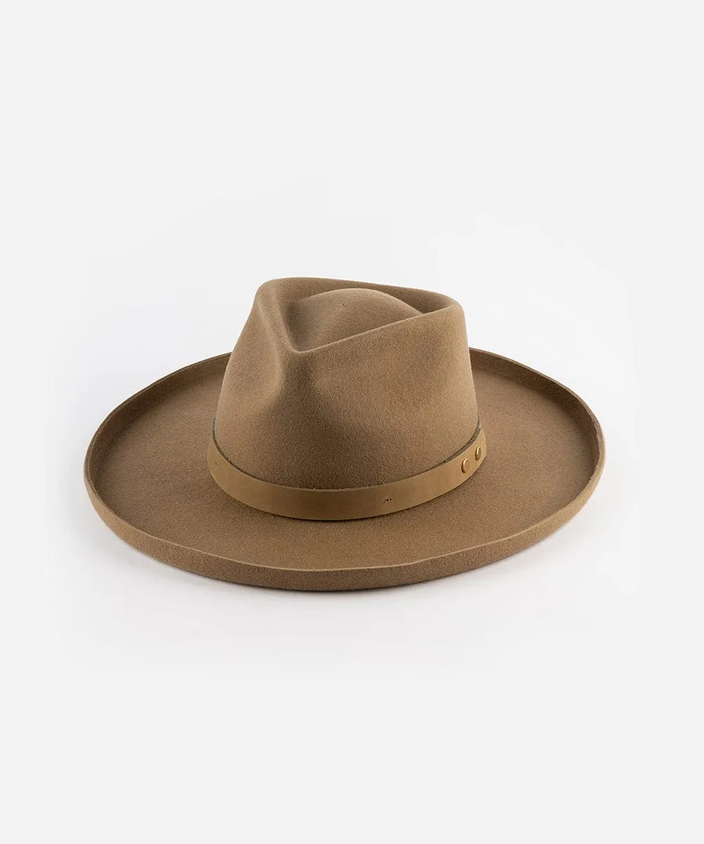 Luca Pencil Brim Teardrop Fedora