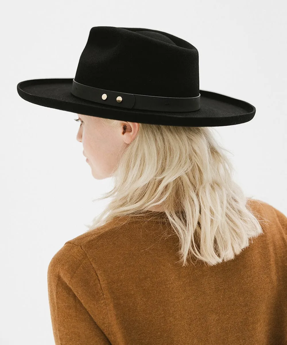 Luca Pencil Brim Teardrop Fedora