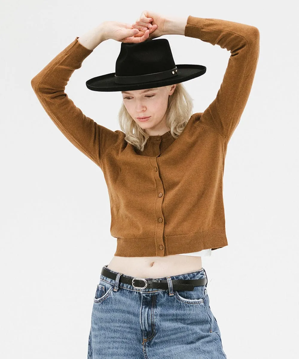 Luca Pencil Brim Teardrop Fedora