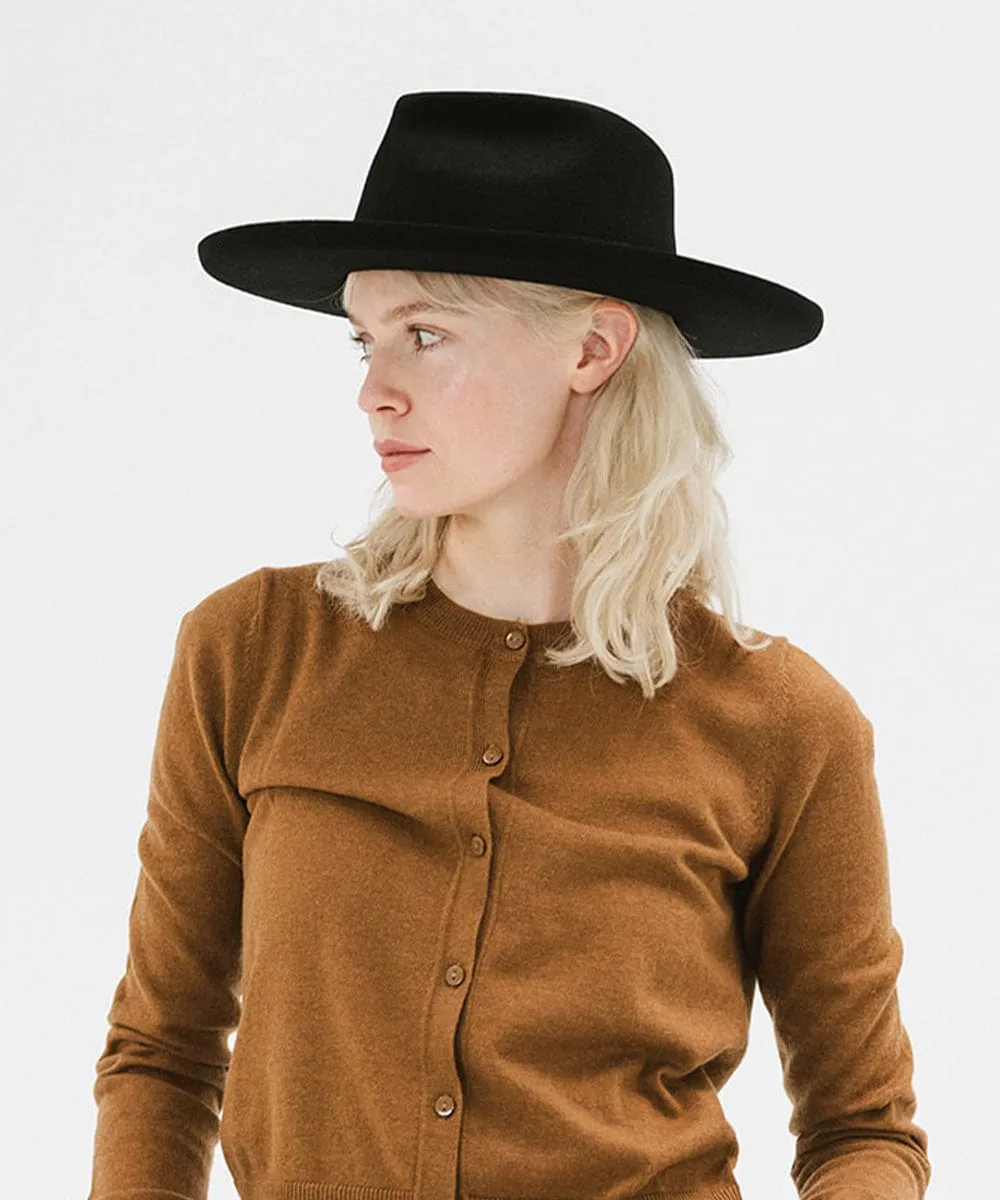 Luca Pencil Brim Teardrop Fedora