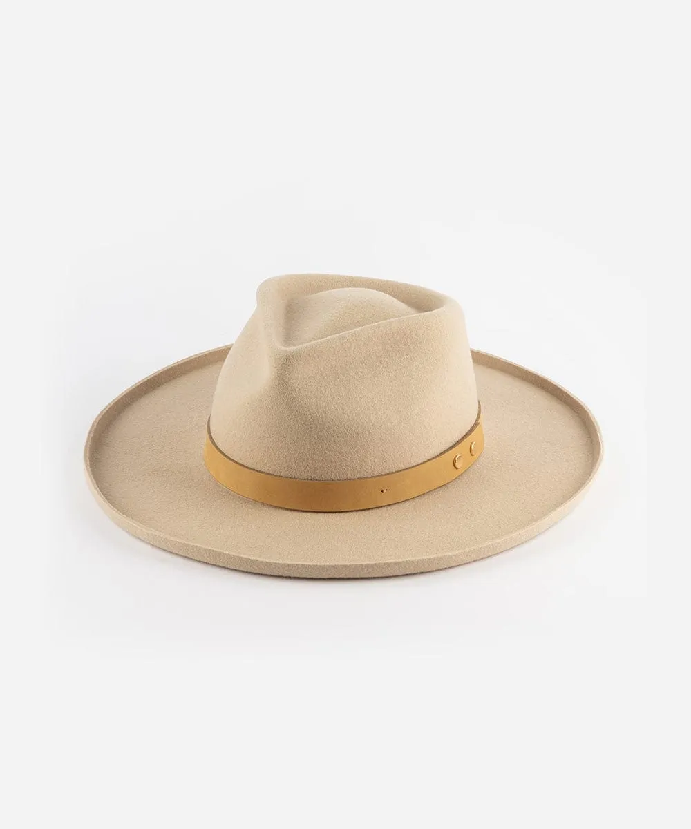 Luca Pencil Brim Teardrop Fedora