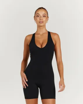 LUXE KIKI BODYSUIT - BLACK