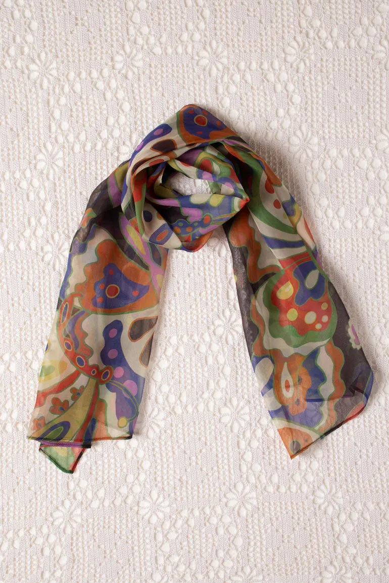 Marlena Butterfly Sheer Scarf