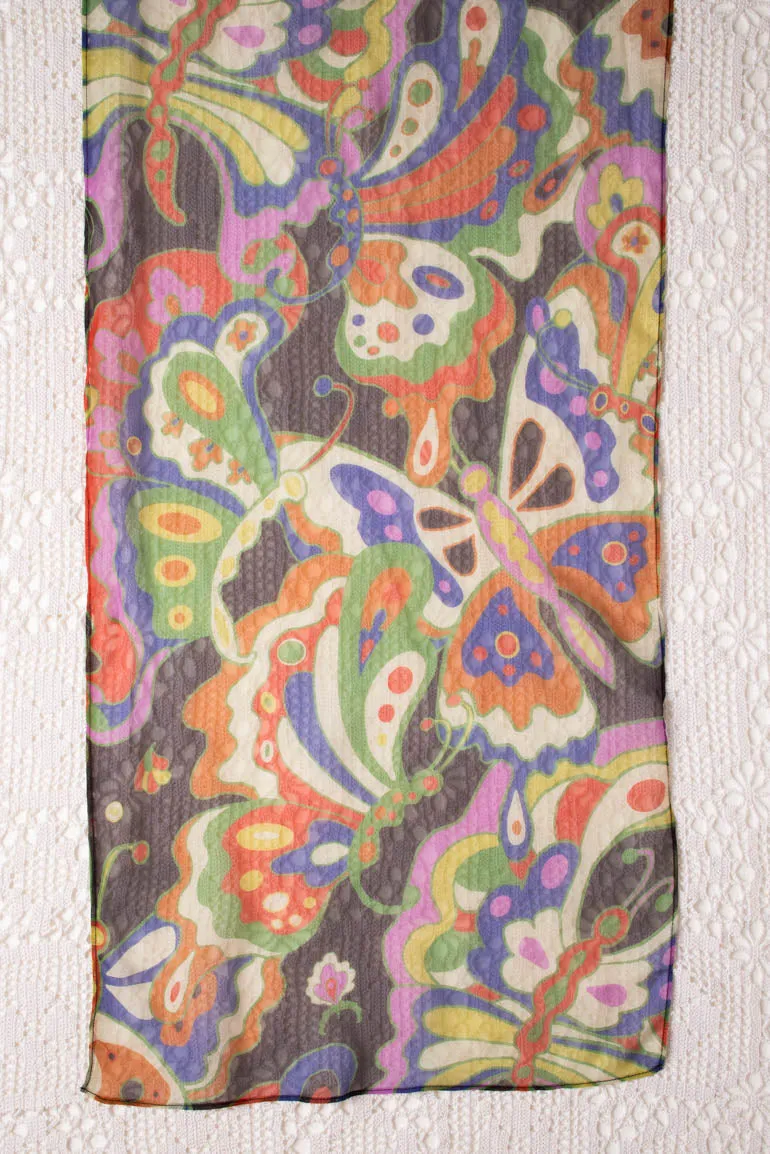 Marlena Butterfly Sheer Scarf