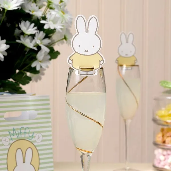 Miffy glass topper party decoration pack of 10