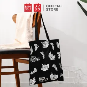 MINISO Tom&Jerry I Love Cheese Collection Funny Head Portrait Shopping Bag