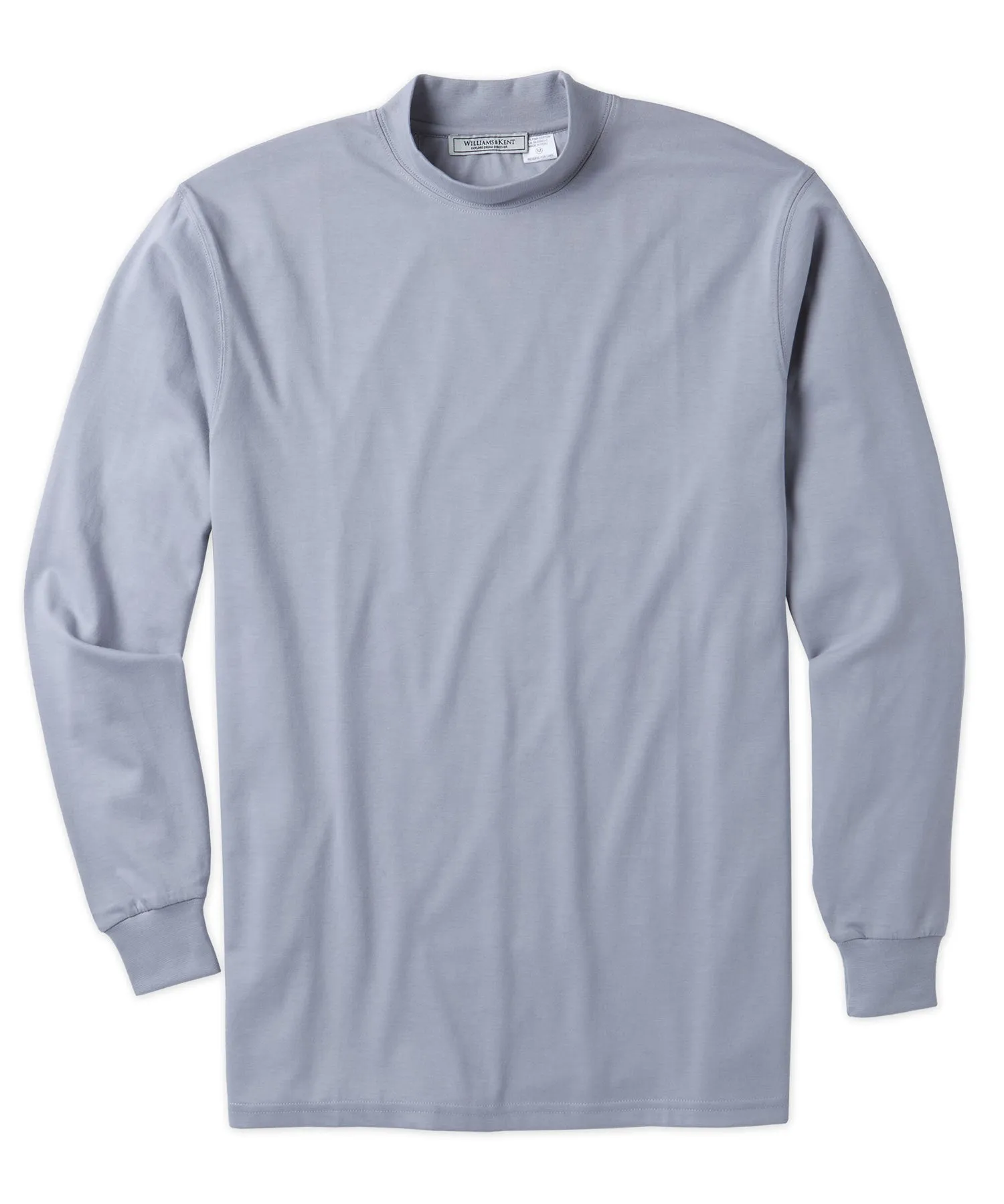 Pima Cotton Mock Neck Pullover