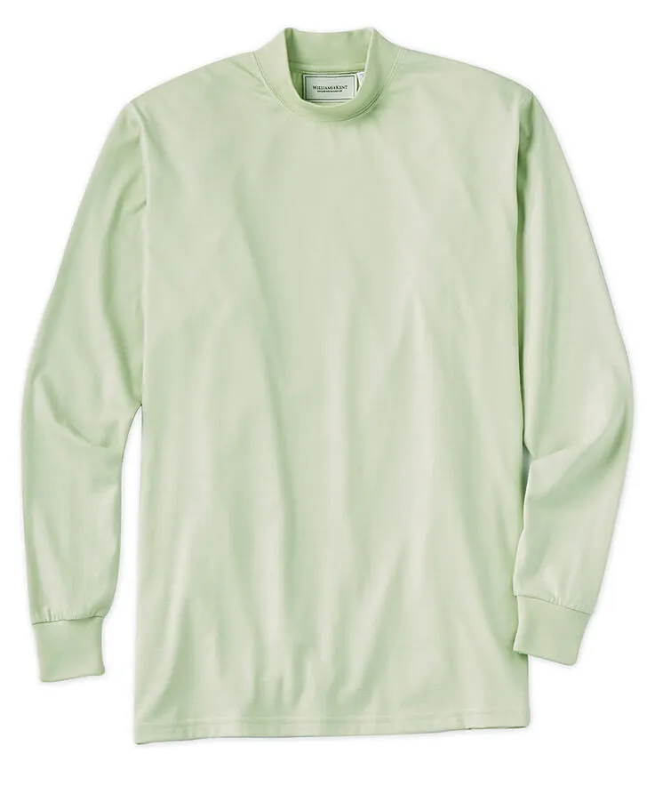 Pima Cotton Mock Neck Pullover