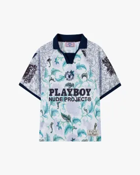 PLAYBOY FOOTBALL TEE FLOWERS