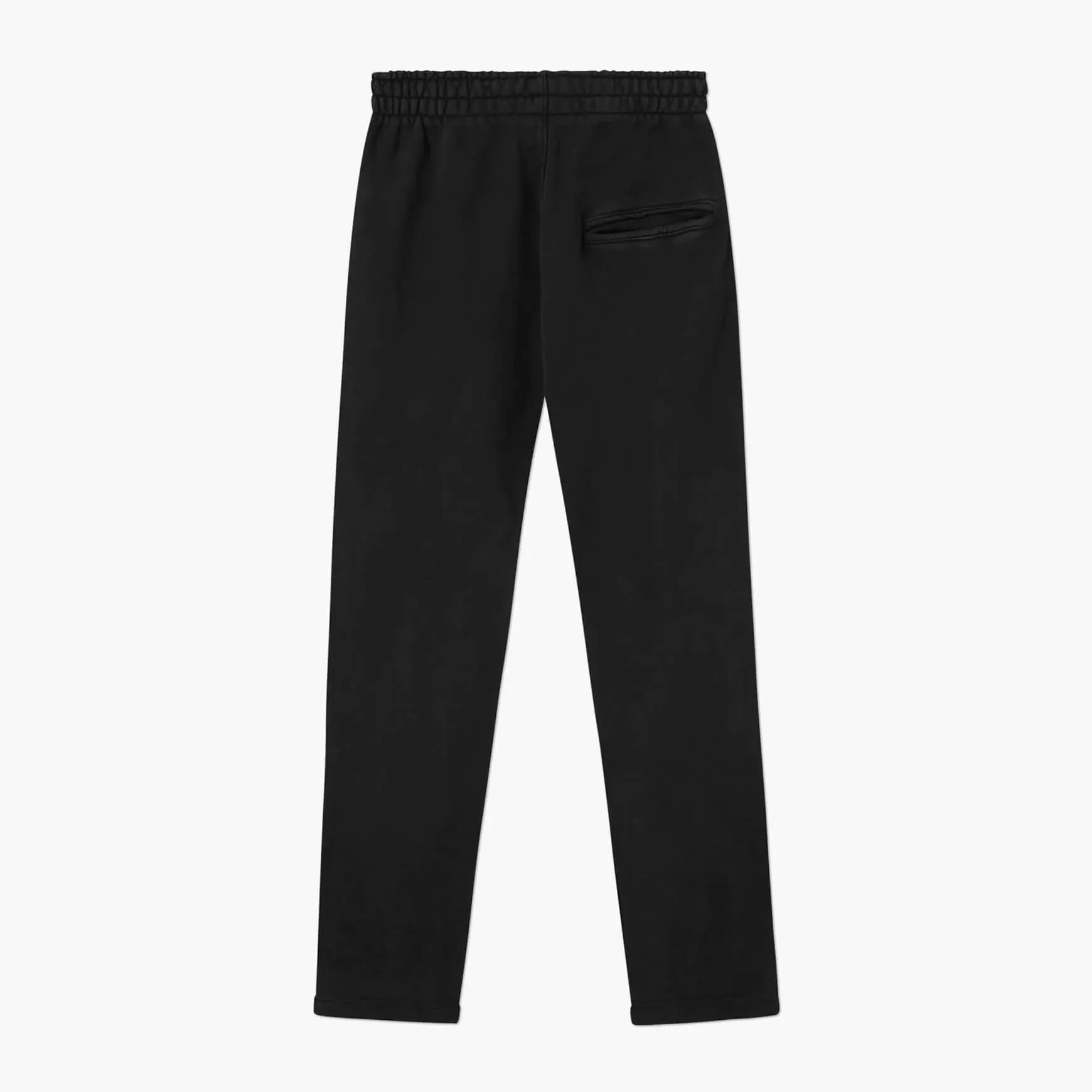 Pleated Sweat Pant Washed Black