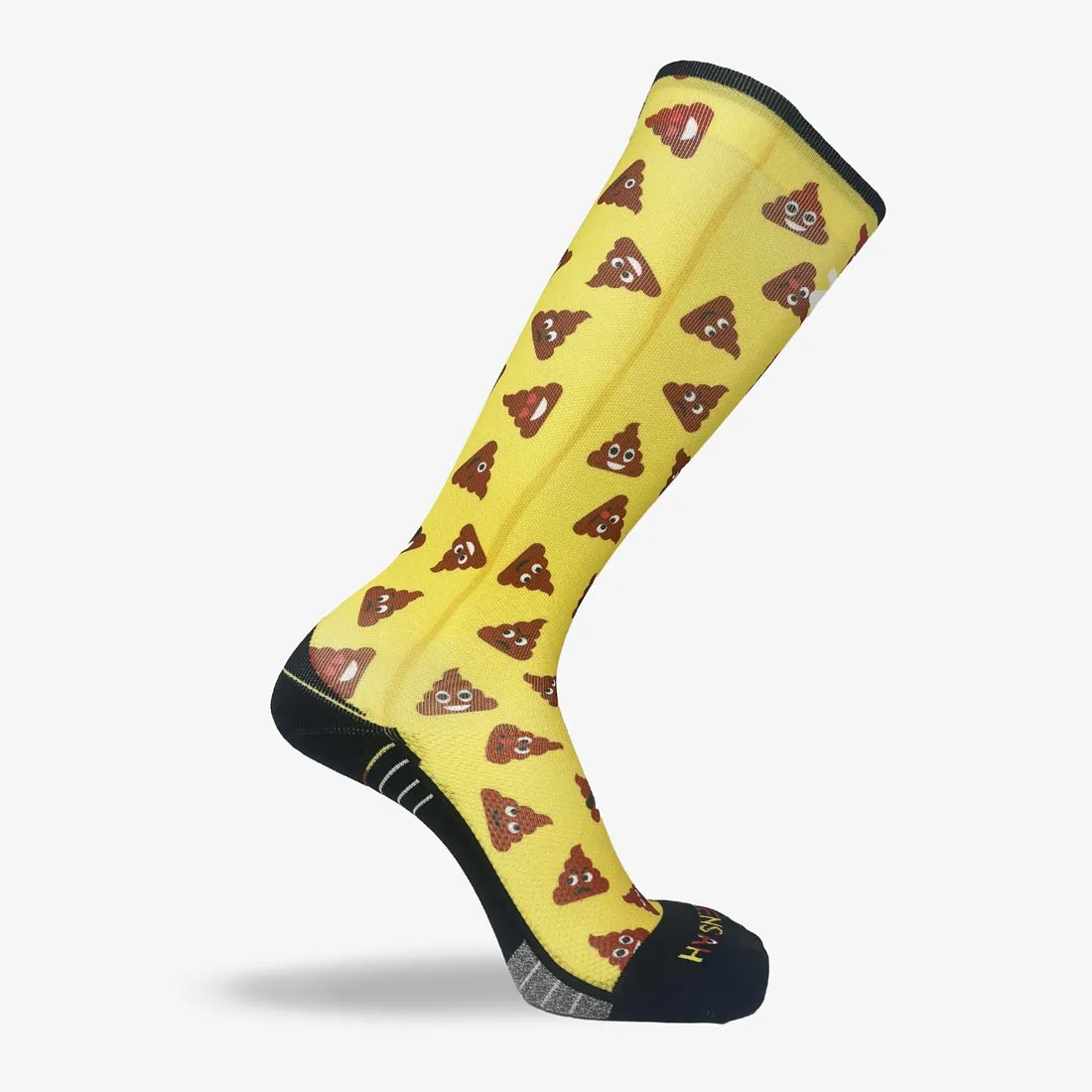 Poop Emojis Compression Socks (Knee-High)