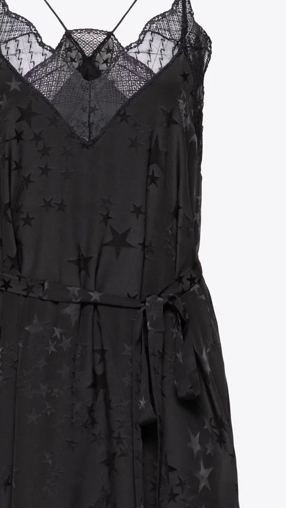 Ristyz Jac Stars Dress -  Noir